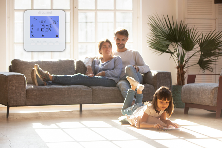 Termostat elektroniczny programowalny AD111 WIFI + KLUCZYK