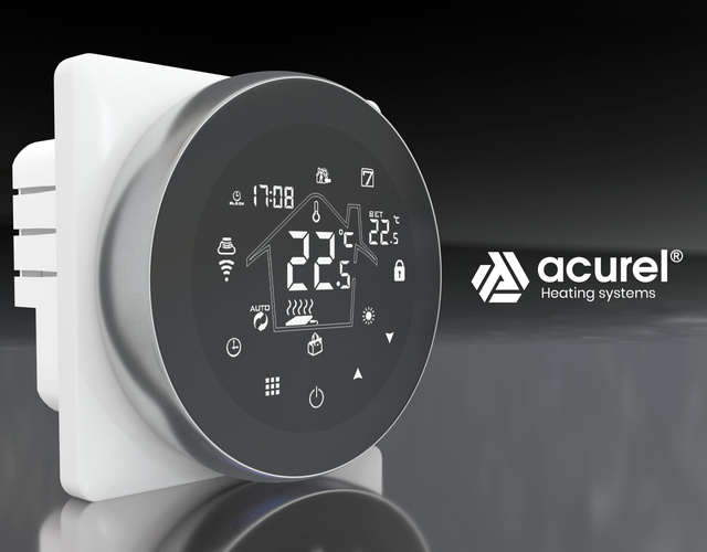 Folia grzewcza Acurel AC305T 10m² szer. 50cm 220W/m² z termostatem WiFi AD114C