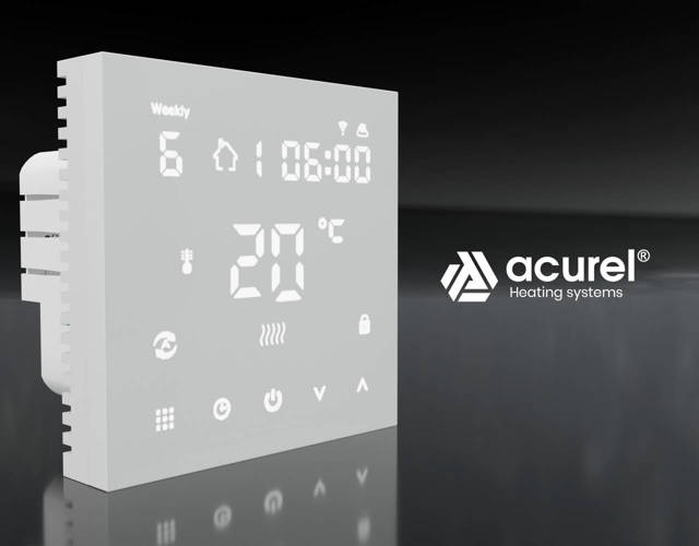Folia grzewcza Acurel AC305T 37m² szer. 50cm 80W/m² z termostatem WiFi AD122